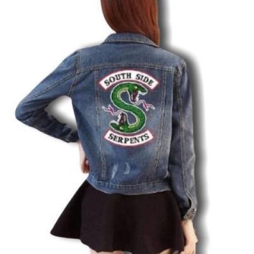 Veste Vintage  En Jean Riverdale