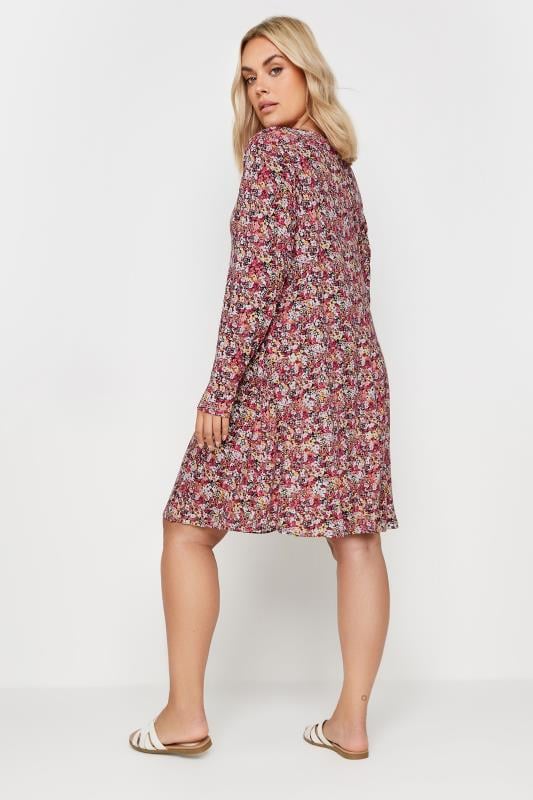 YOURS - Robe Midi Floral Manches Longues